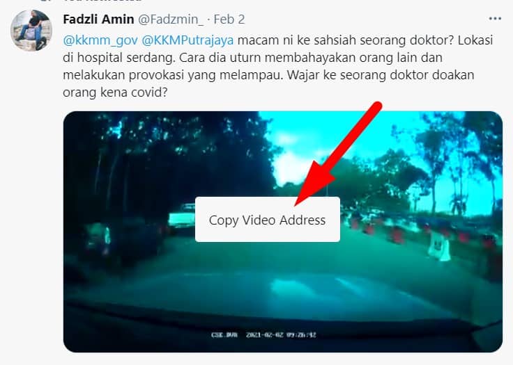 cara save video dari twitter