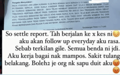 Kisah Duit Kena Kebas Dengan Pekerja Dan Dapatkan Semula Wang